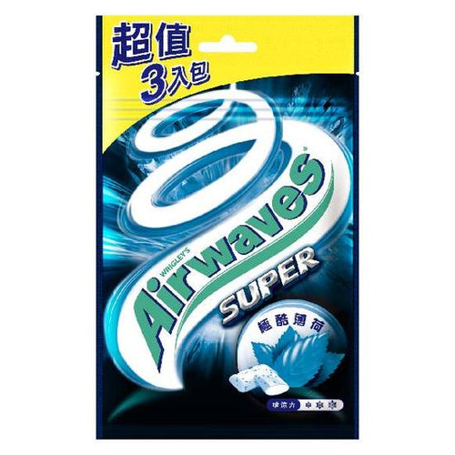 Airwaves超涼無糖口香糖超值3入包-極酷嗆涼109.2g