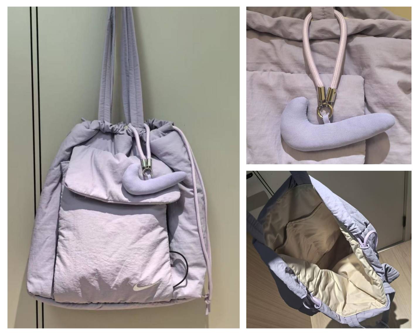 【預購】NIKE多功能雲朵瑜珈包💜薰衣草紫