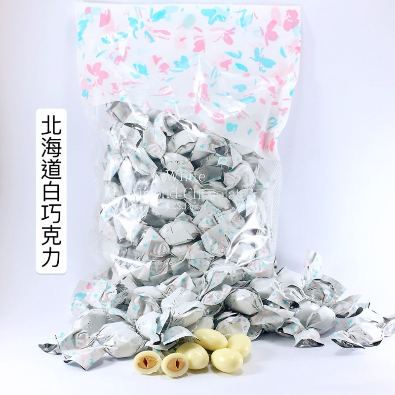 日本北海道杏仁白巧克力250g