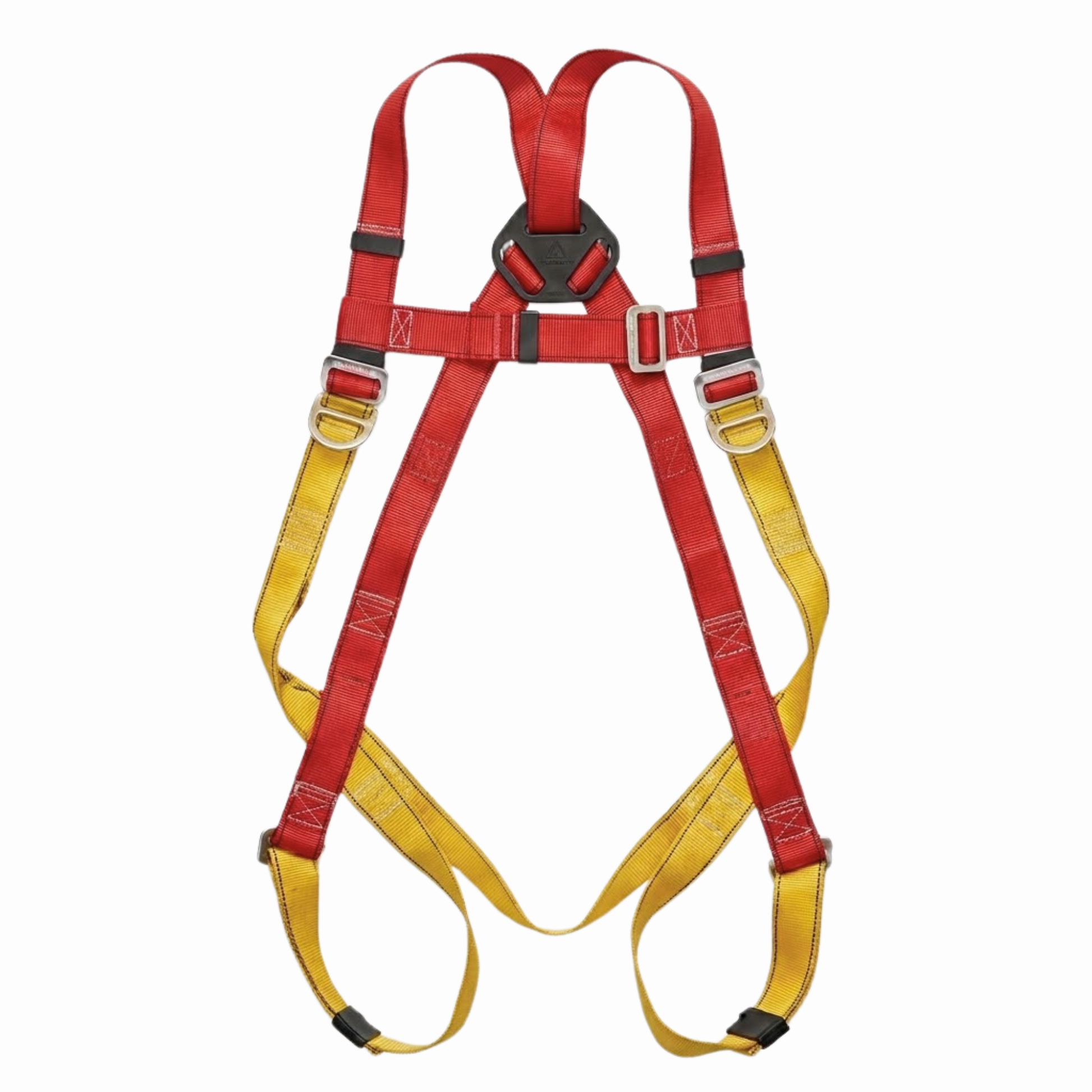 Safety vest 102W2 + fall pack with double straps and large iron hook