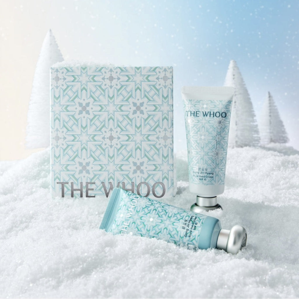 [Pre-order] WHOO Holiday Limited Edition Moisturizing Hand Cream Snow White Gift Set