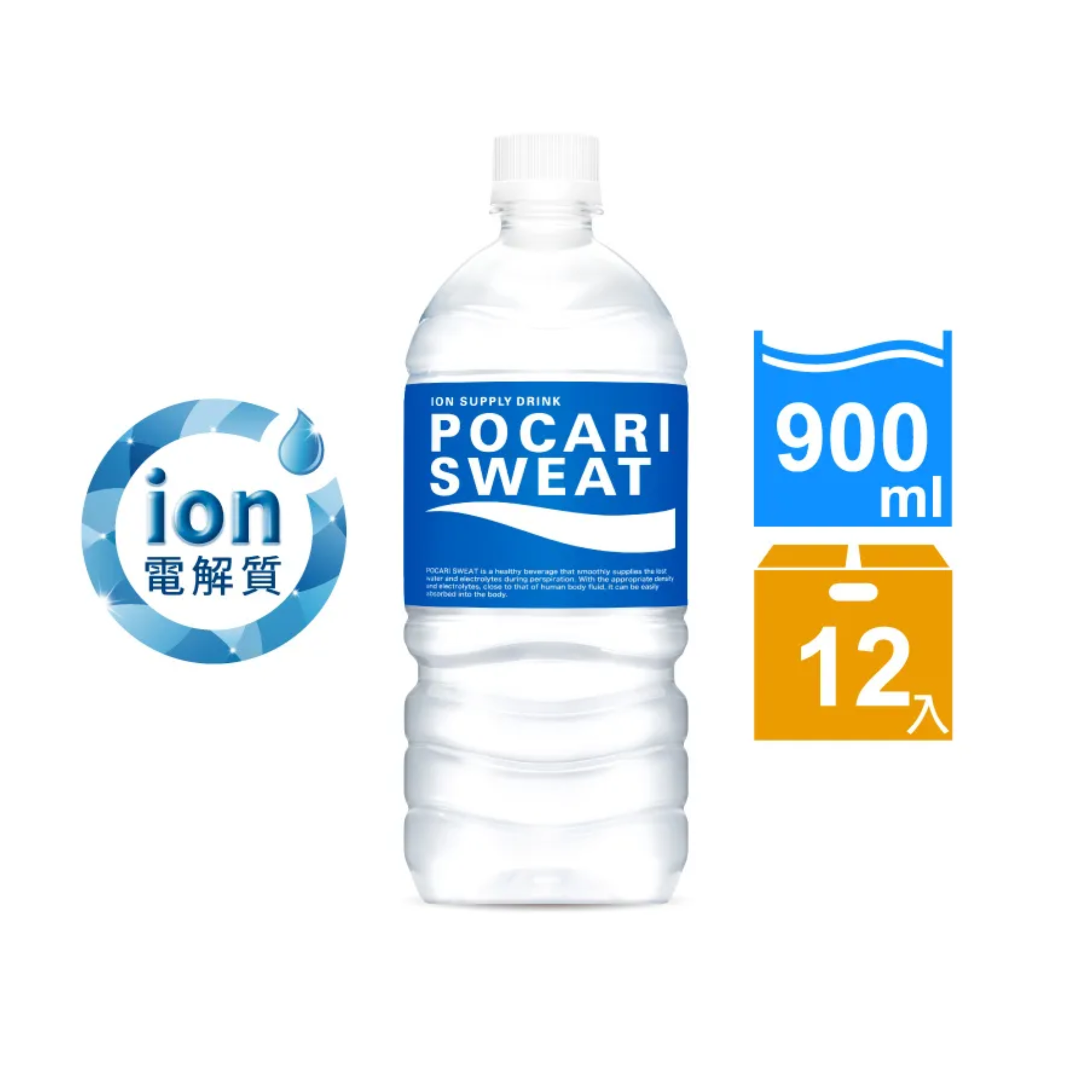 Pocari Sweat comes in bottles of 24 bottles/box and 12 bottles/box.