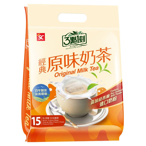 3點1刻經典-原味奶茶20gx15入