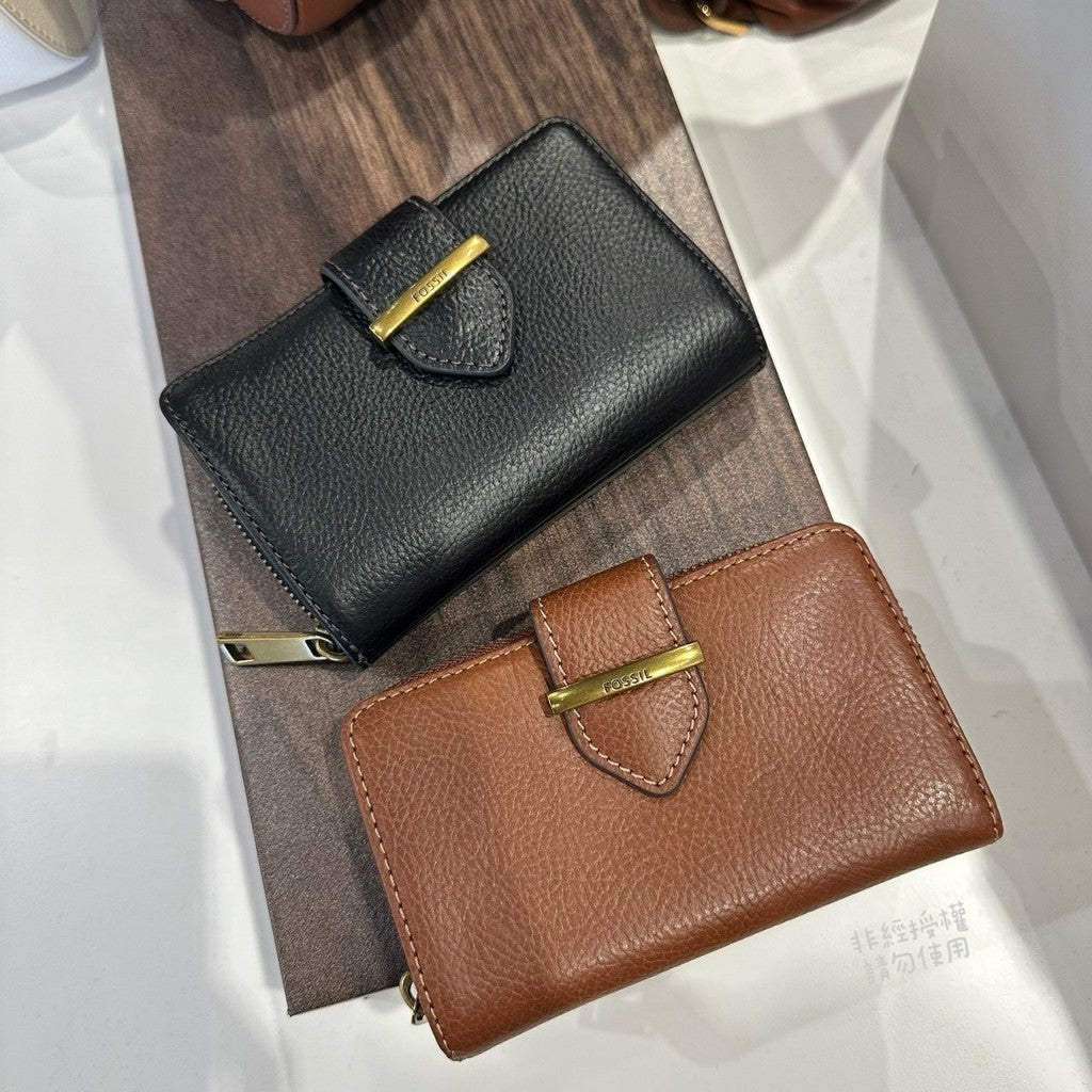 [Pre-order] Fossil Bryce genuine leather decorative buckle clip (USA)