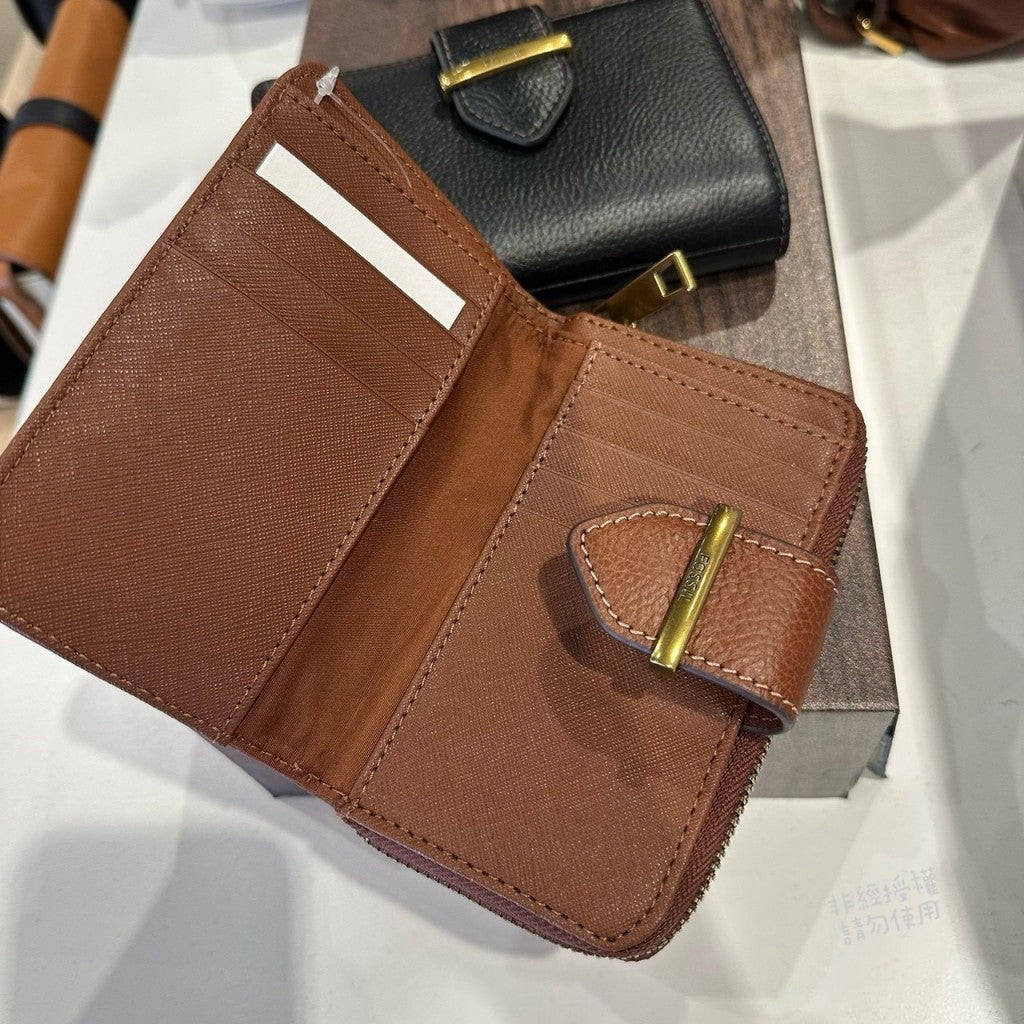 [Pre-order] Fossil Bryce genuine leather decorative buckle clip (USA)