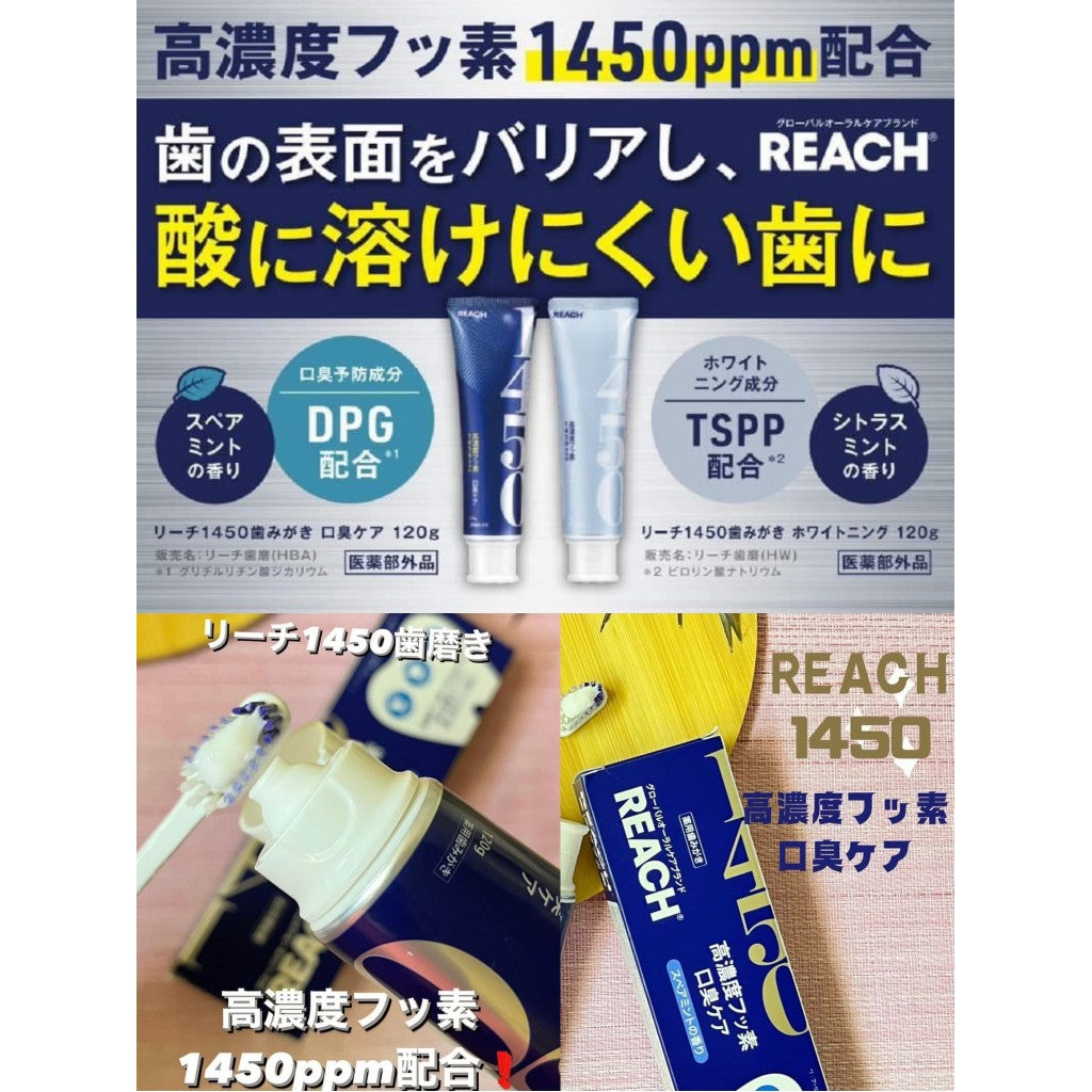 STEFANY REACH 1450 toothpaste (120g) from Ginza, Japan