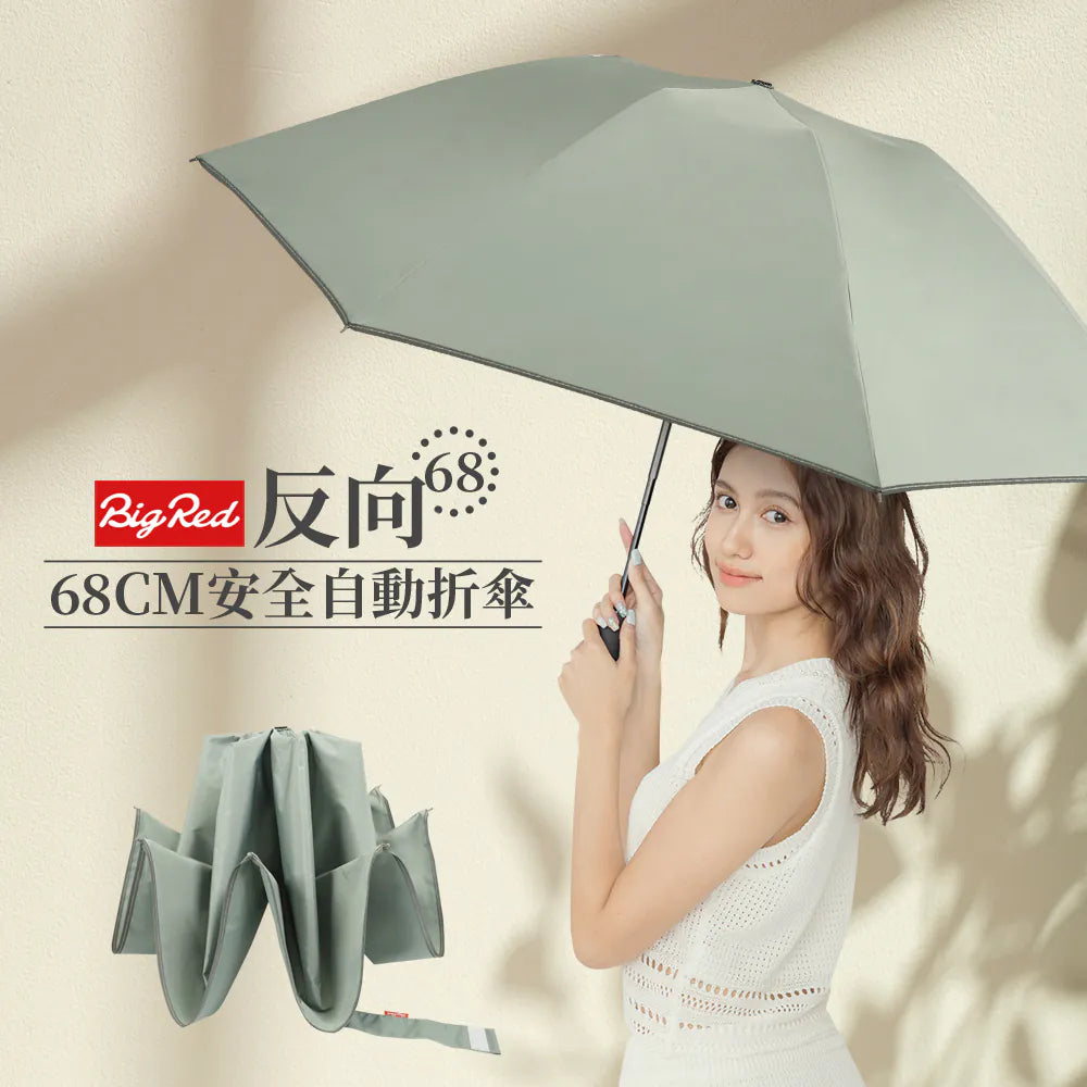[Pre-order] BigRed Taiwan Umbrella King 68CM Reverse Automatic Folding Umbrella