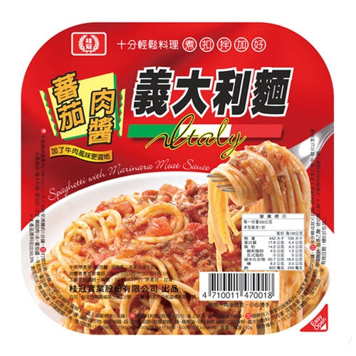 桂冠蕃茄肉醬義大利麵330g/盒