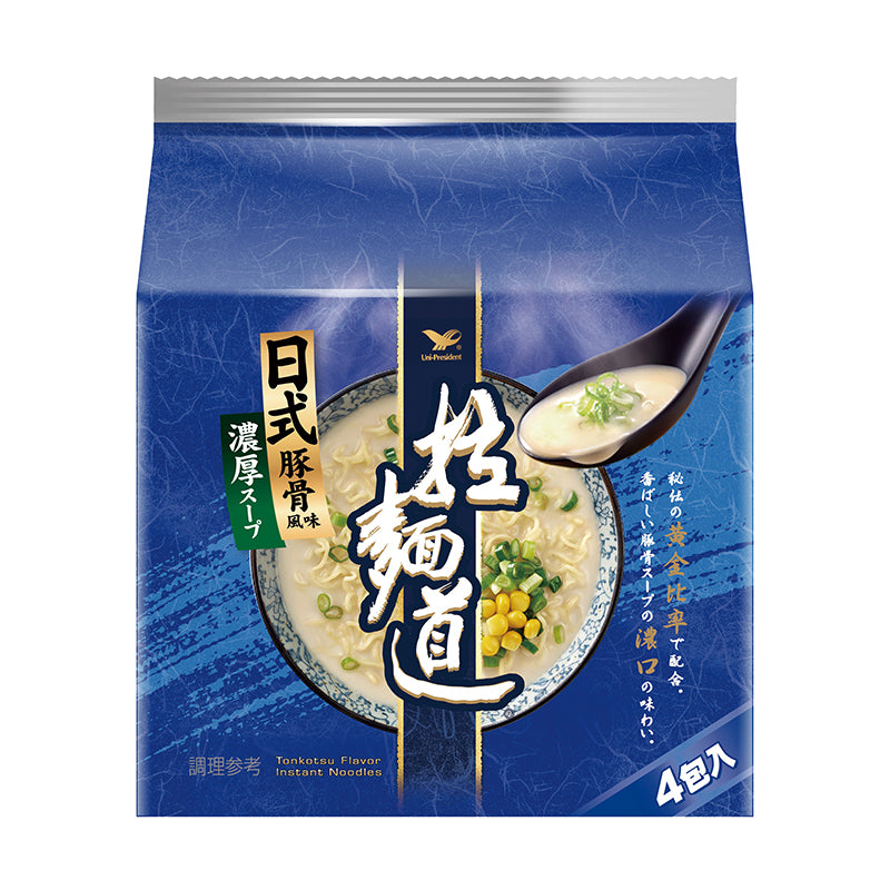 統一拉麵道袋麵 日式豚骨風味94g 4入